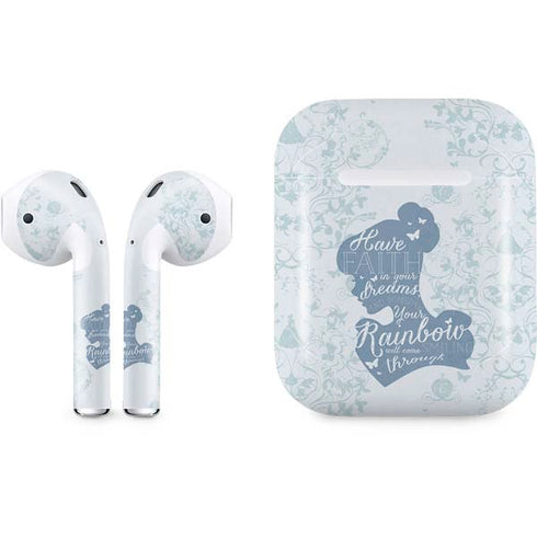 Disney Cinderella Faith In Your Dreams Silhouette Apple AirPods Skin