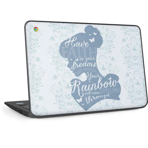 Disney Cinderella Faith In Your Dreams Silhouette HP Chromebook Skin