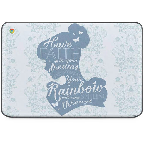 Disney Cinderella Faith In Your Dreams Silhouette HP Chromebook Skin