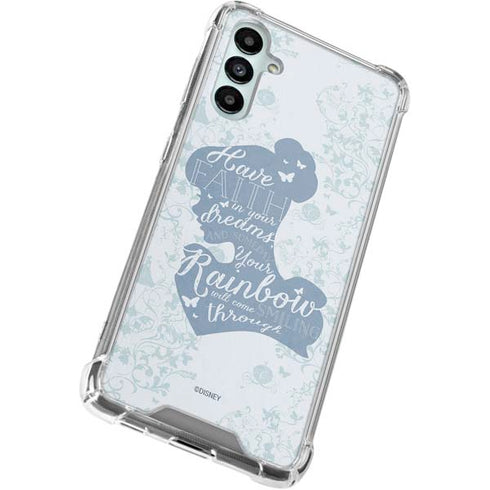 Disney Cinderella Faith In Your Dreams Silhouette Gabb Phone 4 Clear Case
