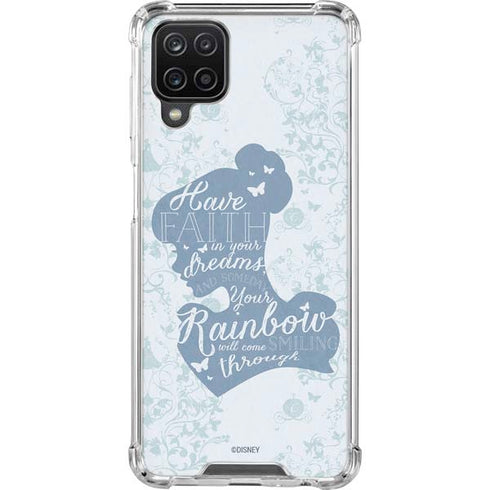 Disney Cinderella Faith In Your Dreams Silhouette Galaxy Cases