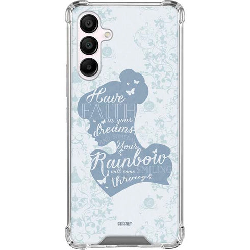 Disney Cinderella Faith In Your Dreams Silhouette Galaxy A16 5G Clear Case