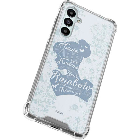 Disney Cinderella Faith In Your Dreams Silhouette Galaxy A16 5G Clear Case