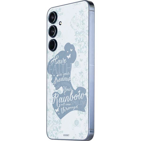 Disney Cinderella Faith In Your Dreams Silhouette Galaxy A55 5G Skin