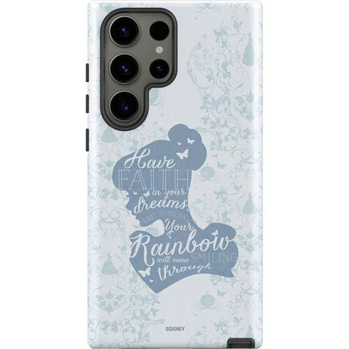 Disney Cinderella Faith In Your Dreams Silhouette Galaxy S23 Ultra Pro Case