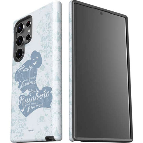 Disney Cinderella Faith In Your Dreams Silhouette Galaxy S23 Ultra Pro Case
