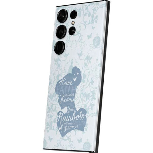 Disney Cinderella Faith In Your Dreams Silhouette Galaxy Skins