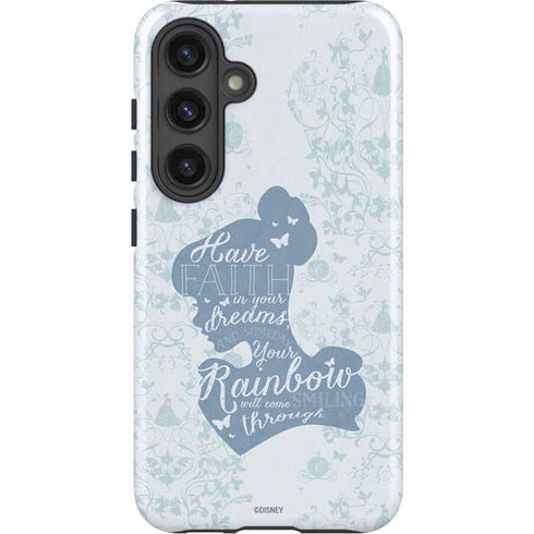Disney Cinderella Faith In Your Dreams Silhouette Galaxy S25 Impact Case