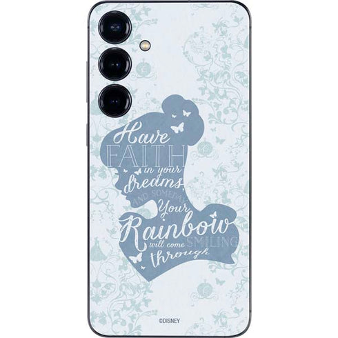 Disney Cinderella Faith In Your Dreams Silhouette Galaxy S24 Plus Skin