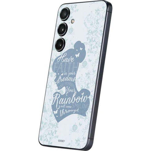 Disney Cinderella Faith In Your Dreams Silhouette Galaxy S24 Skin