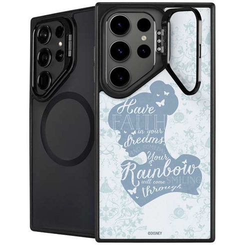 Disney Cinderella Faith In Your Dreams Silhouette Galaxy S25 Ultra Kickstand Case