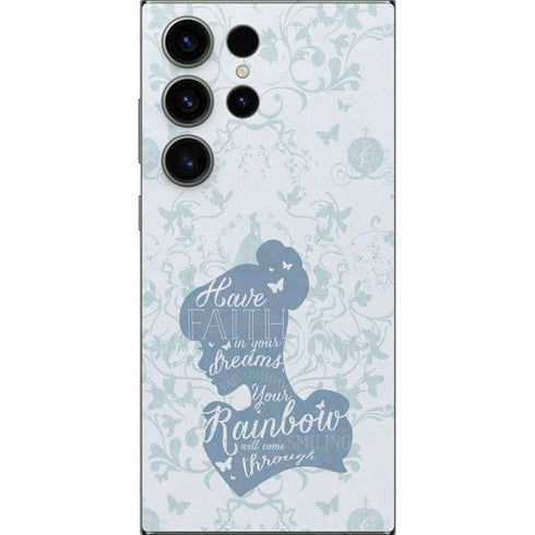 Disney Cinderella Faith In Your Dreams Silhouette Galaxy S24 Ultra Skin