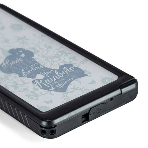 Disney Cinderella Faith In Your Dreams Silhouette Galaxy S24 Ultra Waterproof Case