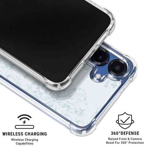 Disney Cinderella Faith In Your Dreams Silhouette Galaxy S25 Plus Clear Case