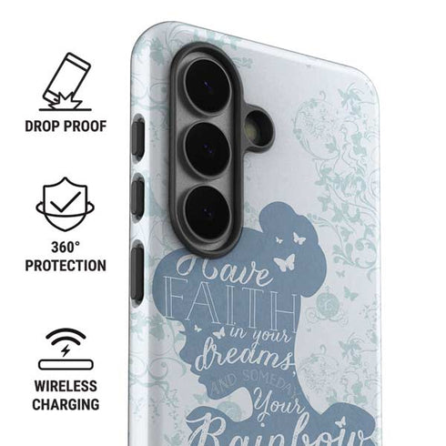 Disney Cinderella Faith In Your Dreams Silhouette Galaxy S26 Plus Impact Case