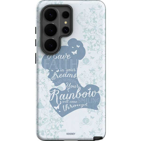 Disney Cinderella Faith In Your Dreams Silhouette Galaxy S26 Ultra Impact Case