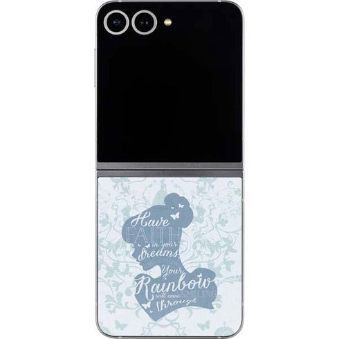 Disney Cinderella Faith In Your Dreams Silhouette Galaxy Z Flip6 Skin