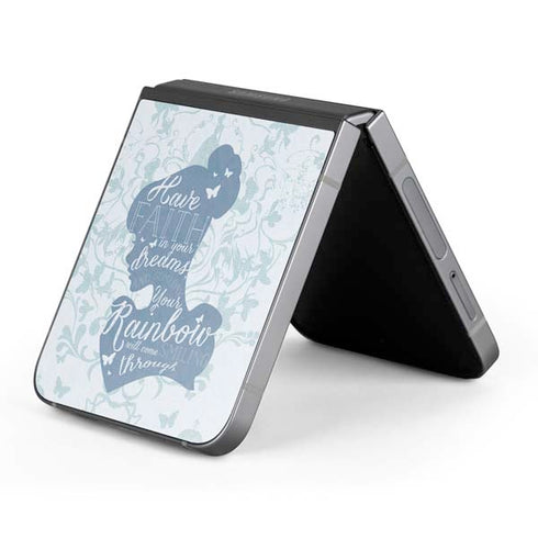 Disney Cinderella Faith In Your Dreams Silhouette Galaxy Z Flip6 Skin