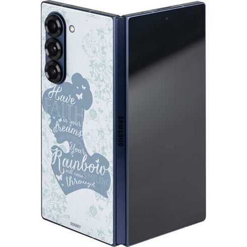 Disney Cinderella Faith In Your Dreams Silhouette Galaxy Z Fold6 Skin