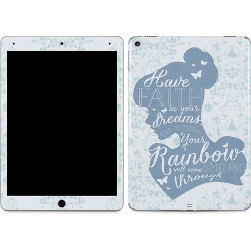 Disney Cinderella Faith In Your Dreams Silhouette iPad Skins