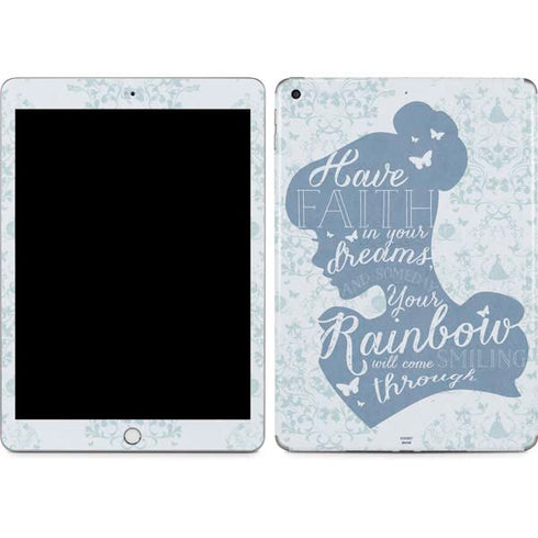 Disney Cinderella Faith In Your Dreams Silhouette Apple iPad Skin