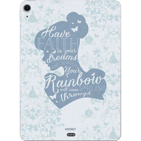 Disney Cinderella Faith In Your Dreams Silhouette Apple iPad Air Skin