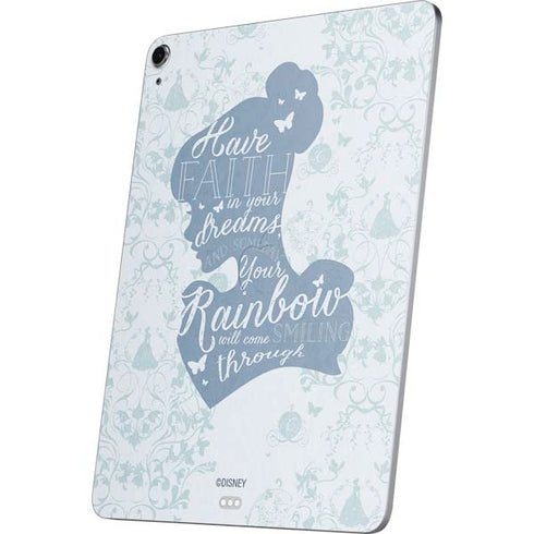 Disney Cinderella Faith In Your Dreams Silhouette Apple iPad Air Skin