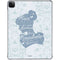 Disney Cinderella Faith In Your Dreams Silhouette iPad Pro 11in (2024) Clear Case