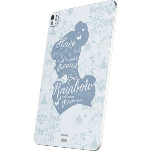 Disney Cinderella Faith In Your Dreams Silhouette iPad Pro 13in M4 (2024) Skin