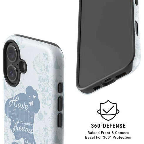 Disney Cinderella Faith In Your Dreams Silhouette iPhone 16 Magsafe Impact Case