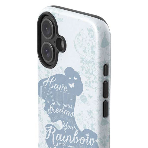 Disney Cinderella Faith In Your Dreams Silhouette iPhone 16 Plus Impact Case