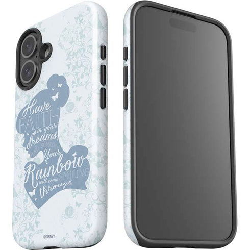 Disney Cinderella Faith In Your Dreams Silhouette iPhone 16 Plus Impact Case