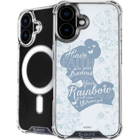 Disney Cinderella Faith In Your Dreams Silhouette iPhone 16 Plus MagSafe Case