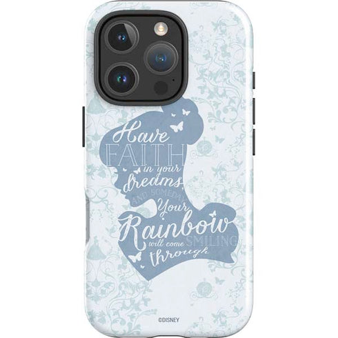 Disney Cinderella Faith In Your Dreams Silhouette iPhone 16 Pro Impact Case