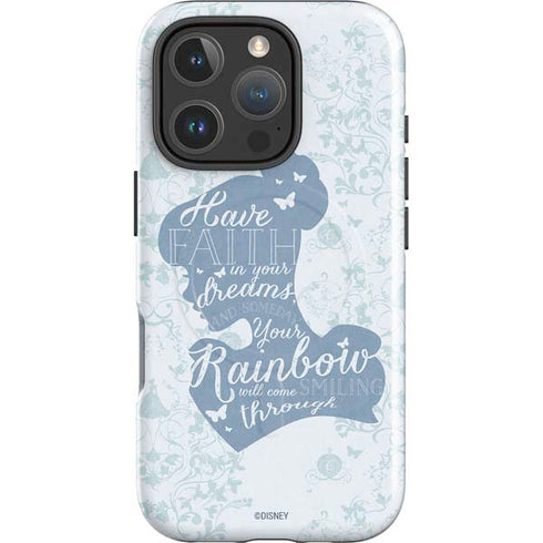 Disney Cinderella Faith In Your Dreams Silhouette iPhone 16 Pro Magsafe Impact Case