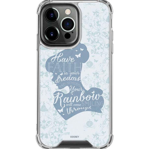 Disney Cinderella Faith In Your Dreams Silhouette iPhone 16 Pro Max Clear Case