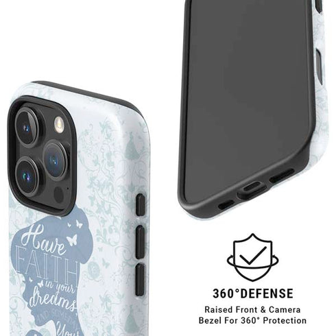 Disney Cinderella Faith In Your Dreams Silhouette iPhone 16 Pro Max Magsafe Impact Case