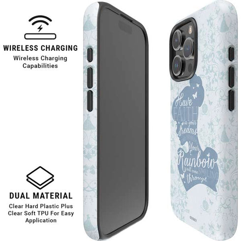 Disney Cinderella Faith In Your Dreams Silhouette iPhone 16 Pro Max Magsafe Impact Case