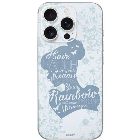Disney Cinderella Faith In Your Dreams Silhouette iPhone 16 Pro Skin
