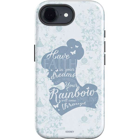 Disney Cinderella Faith In Your Dreams Silhouette iPhone 16e Impact Case
