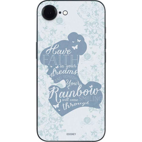 Disney Cinderella Faith In Your Dreams Silhouette iPhone 16e Skin