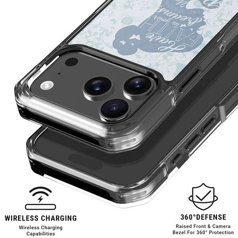 Disney Cinderella Faith In Your Dreams Silhouette iPhone 18 Pro Clear Case