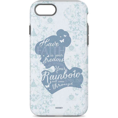 Disney Cinderella Faith In Your Dreams Silhouette iPhone Cases