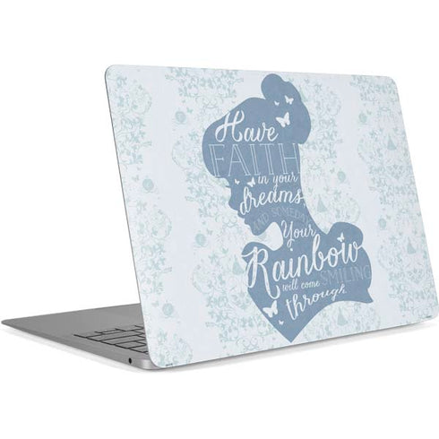 Disney Cinderella Faith In Your Dreams Silhouette Apple MacBook Air Skin