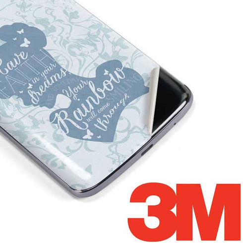 Disney Cinderella Faith In Your Dreams Silhouette Moto E5 Plus Skin