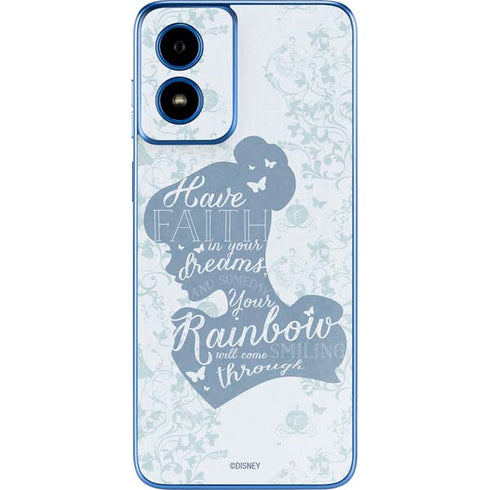 Disney Cinderella Faith In Your Dreams Silhouette Moto G Play 4G (2024) Skin