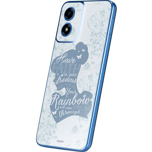 Disney Cinderella Faith In Your Dreams Silhouette Moto G Play 4G (2024) Skin