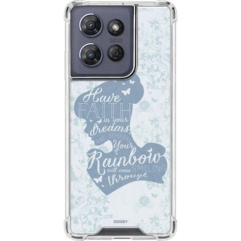 Disney Cinderella Faith In Your Dreams Silhouette Moto G Power 5G (2025) Clear Case