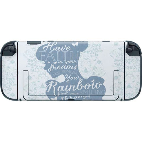 Disney Cinderella Faith In Your Dreams Silhouette Nintendo Switch 2 (2025) with Joy-Con Skin