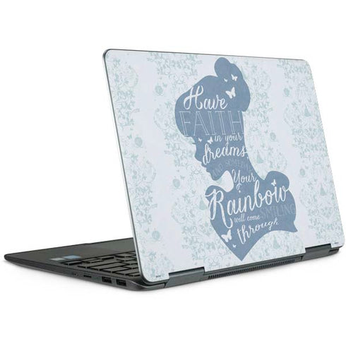 Disney Cinderella Faith In Your Dreams Silhouette Notebook 9 Pro 13in (2017) Skin